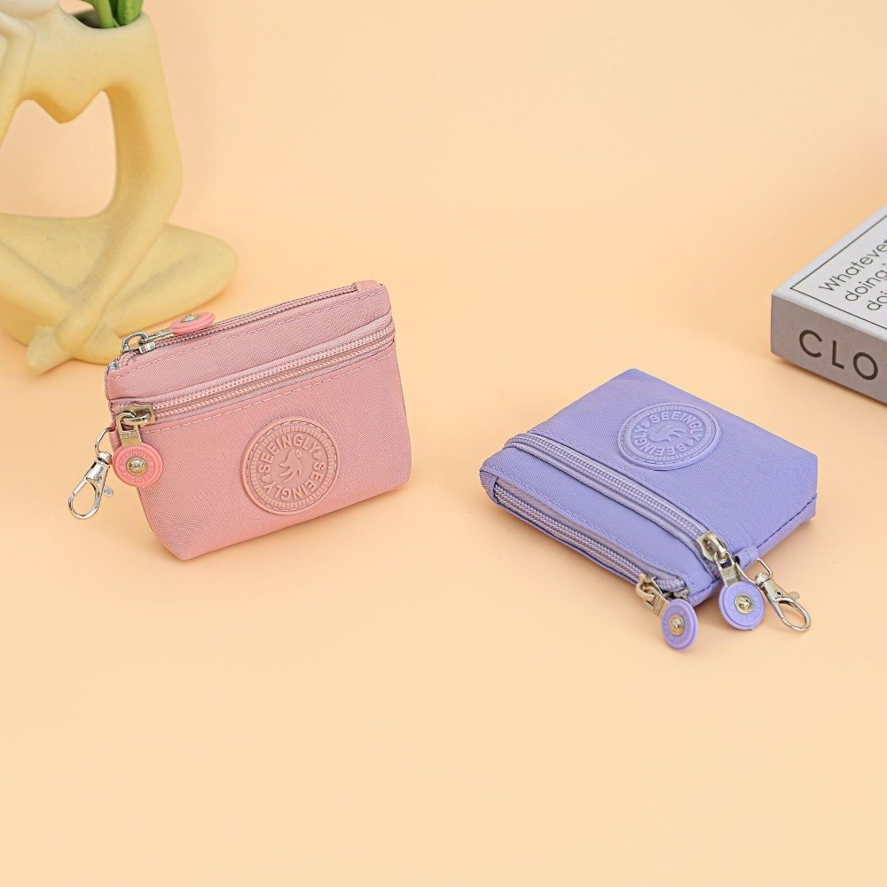 Embroidery Wallet - Portable Solid Color Women Wallet Waterproof