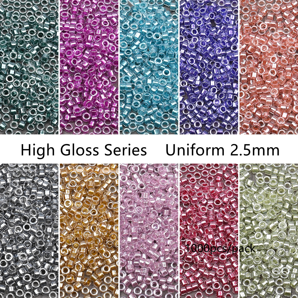 Embroidery Glass Beads - 1200pcs 2mm Multicolor Japan Glass Beads