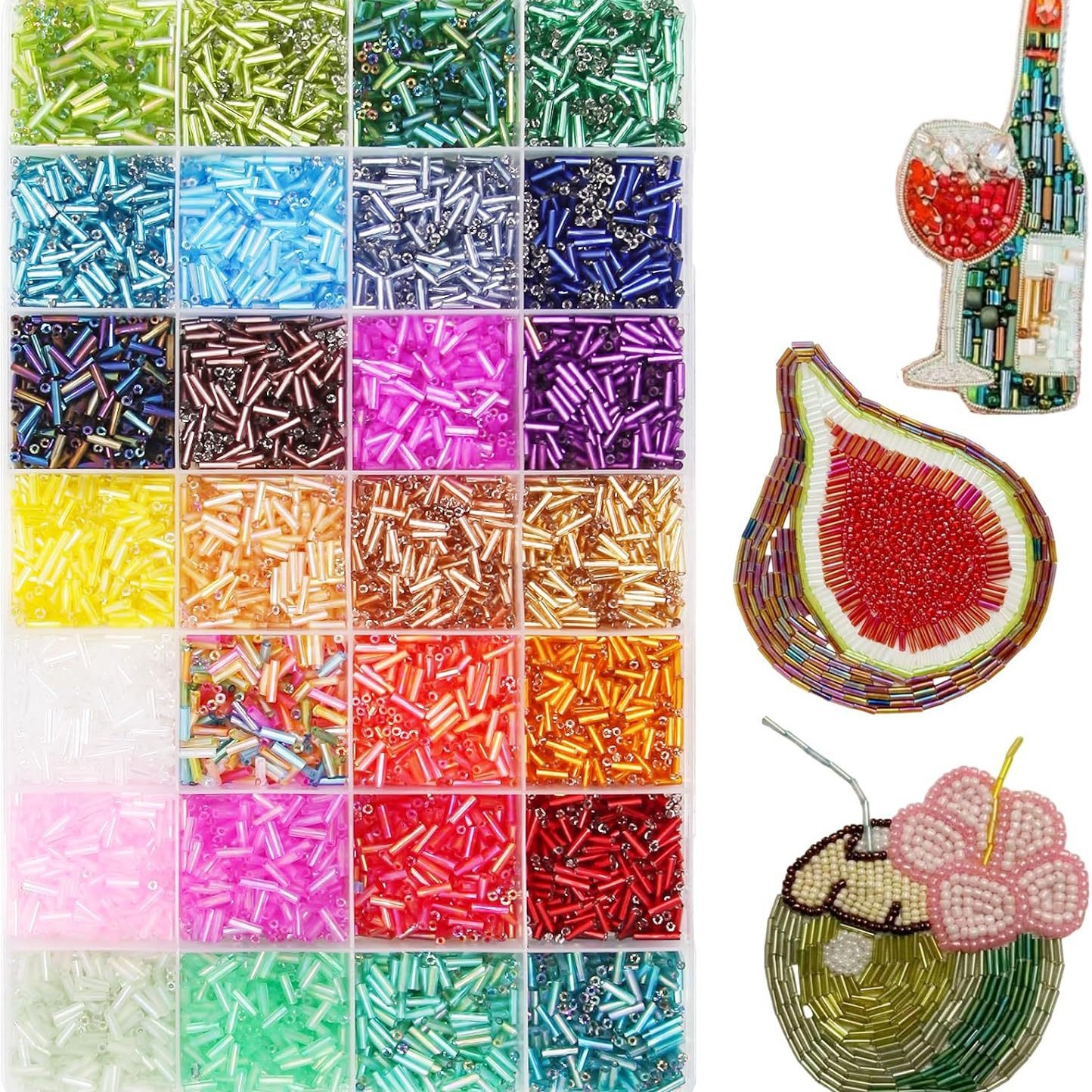 Embroidery Youtube - About 6720Pcs/Box 7mm 28 Colors of