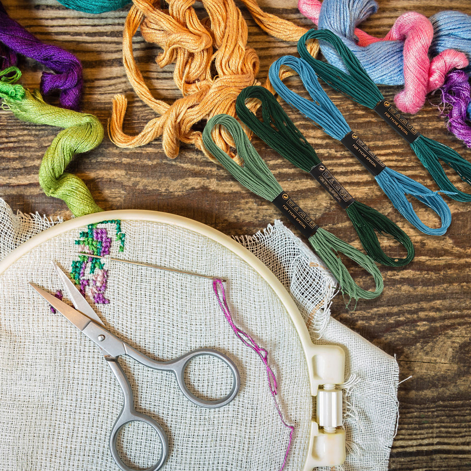 100pcs Embroidery Thread Cross - огляд і ціна Embroidery H&M