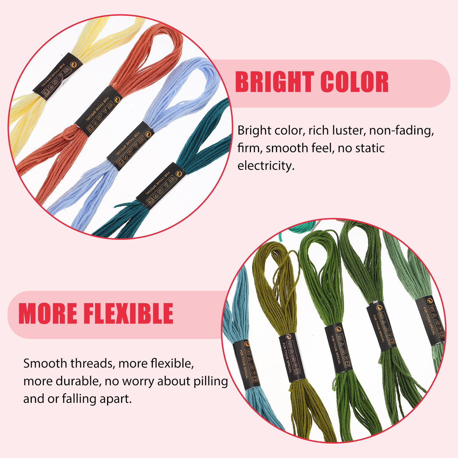 100pcs Embroidery Thread Cross - огляд і ціна Embroidery H&M