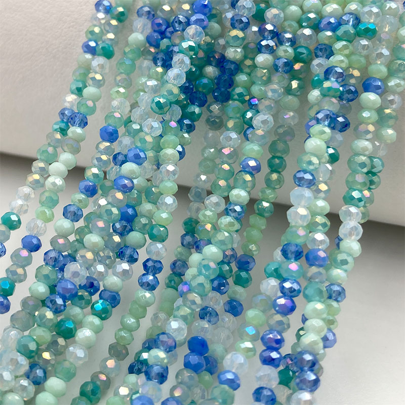 2mm Crystal Beads Mixed Color  - огляд і ціна Embroidery Glass Beads