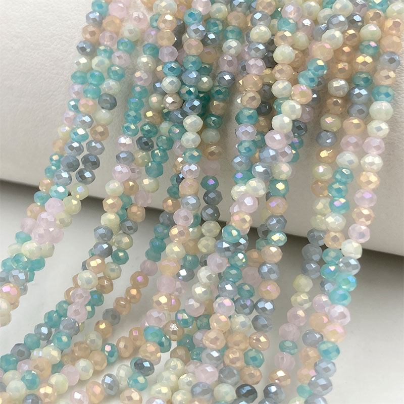 2mm Crystal Beads Mixed Color  - огляд і ціна Embroidery Glass Beads