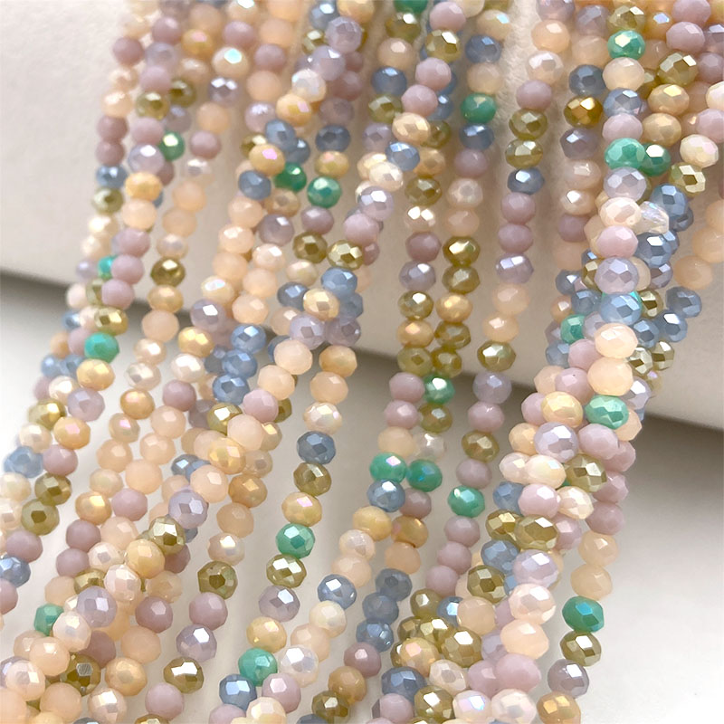 2mm Crystal Beads Mixed Color  - огляд і ціна Embroidery Glass Beads