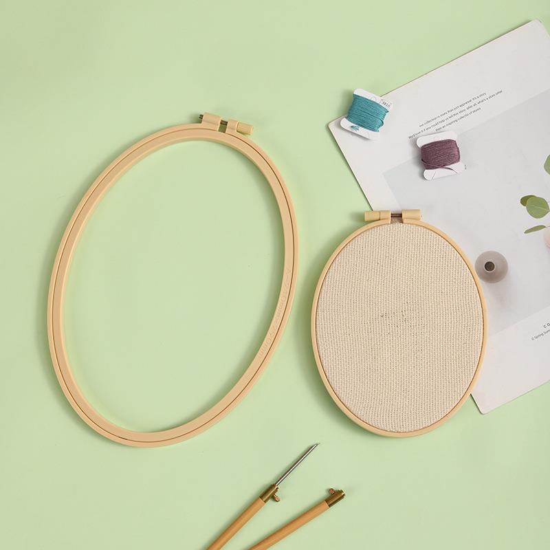 Imitation Bamboo Plastic Oval  - огляд і ціна Embroidery Hoop Stand