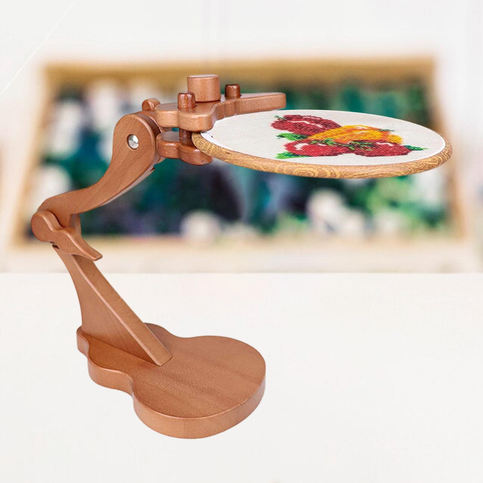 Embroidery Hoop Holder Wood Em - огляд і ціна Embroidery Hoop Stand
