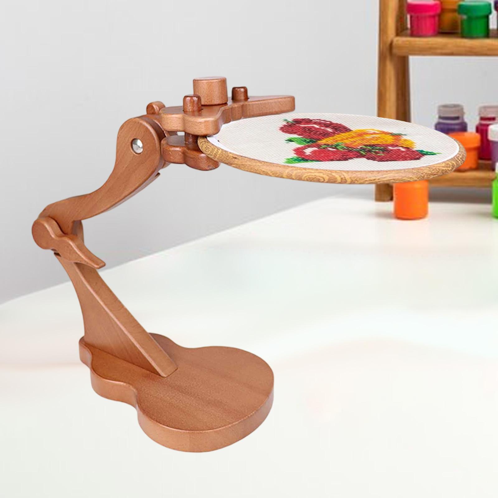 Embroidery Hoop Holder Wood Em - огляд і ціна Embroidery Hoop Stand