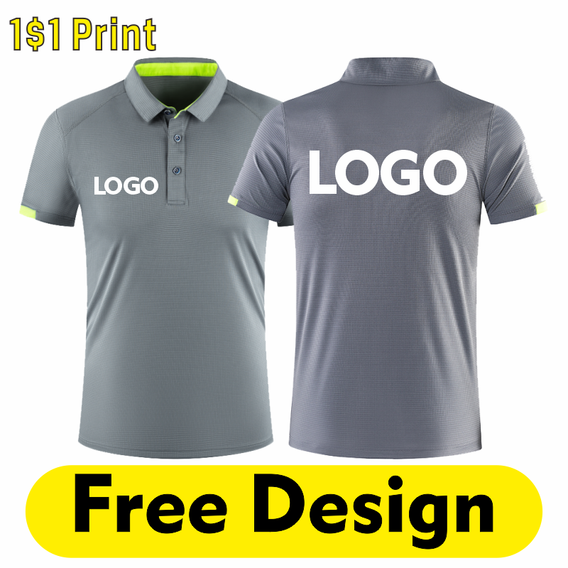 Quick Dry Sports POLO Shirt Fi - огляд і ціна Embroidery Design Logo