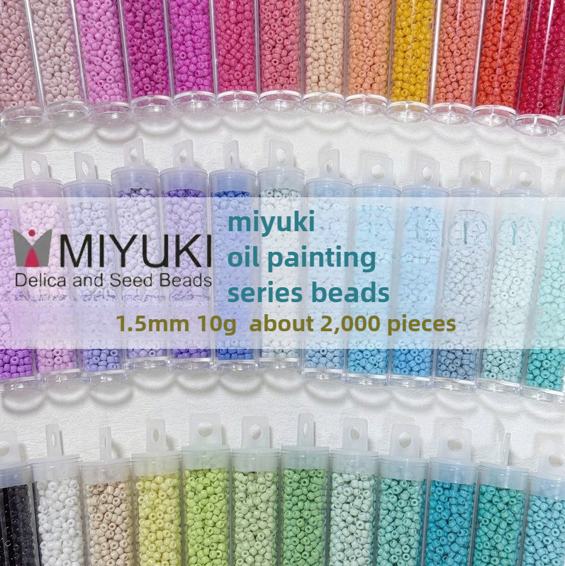 MIYUKI RR15 1.5mm Oil Painting - огляд і ціна Embroidery Glass Beads
