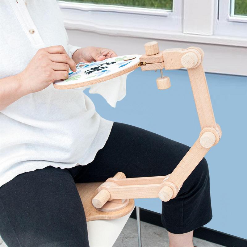 360 Degree Rotation Adjustable - огляд і ціна Embroidery Hoop Stand