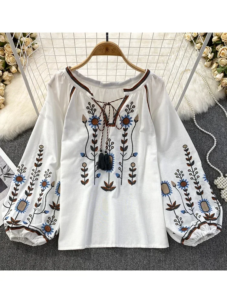 Women Spring Blouse Ethnic Sty - огляд і ціна Embroidery Class