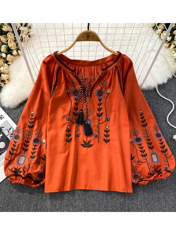 Women Spring Blouse Ethnic Sty - огляд і ціна Embroidery Class