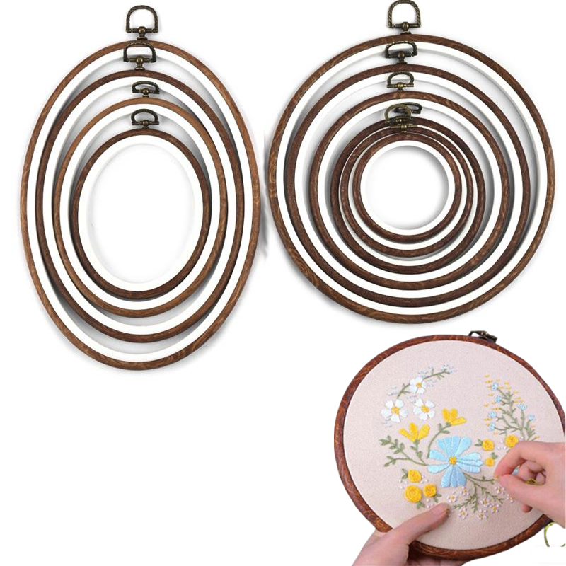 10PCS Sewing Tool Round Oval I - огляд і ціна Embroidery Hoop Stand
