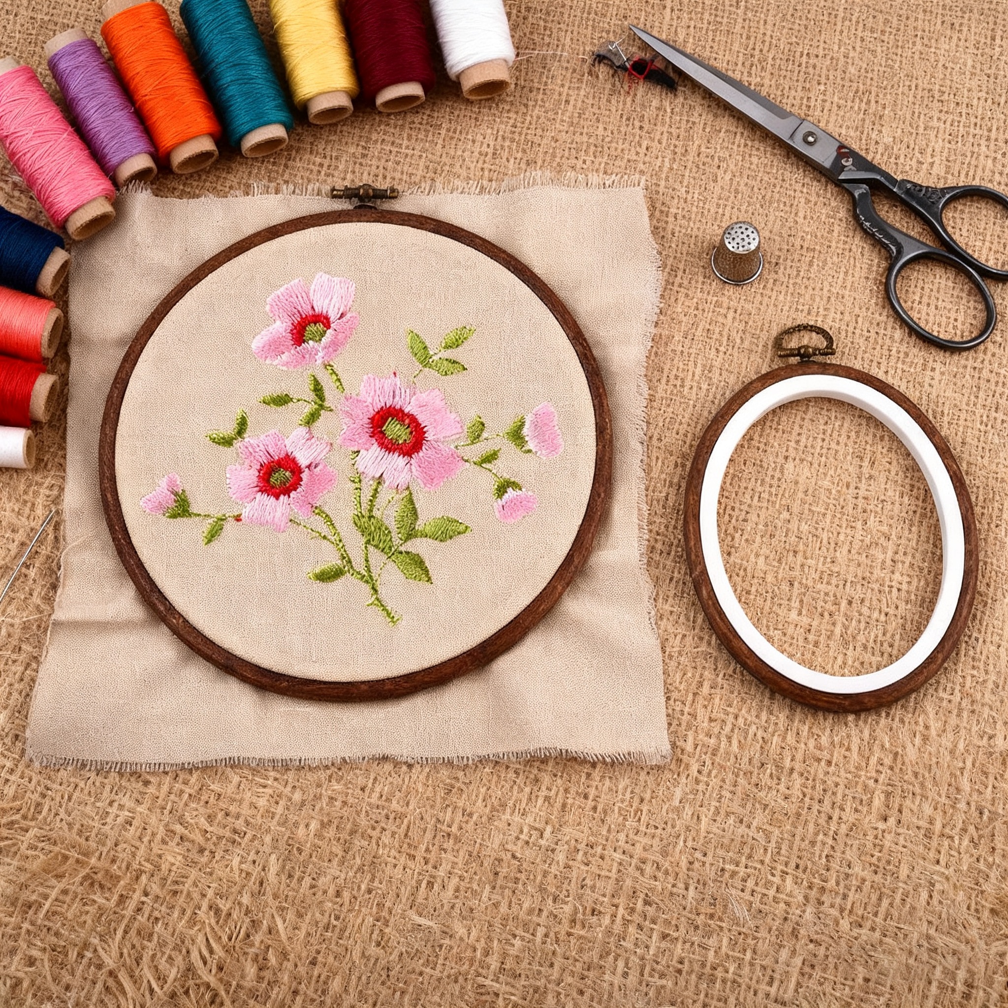 10PCS Sewing Tool Round Oval I - огляд і ціна Embroidery Hoop Stand