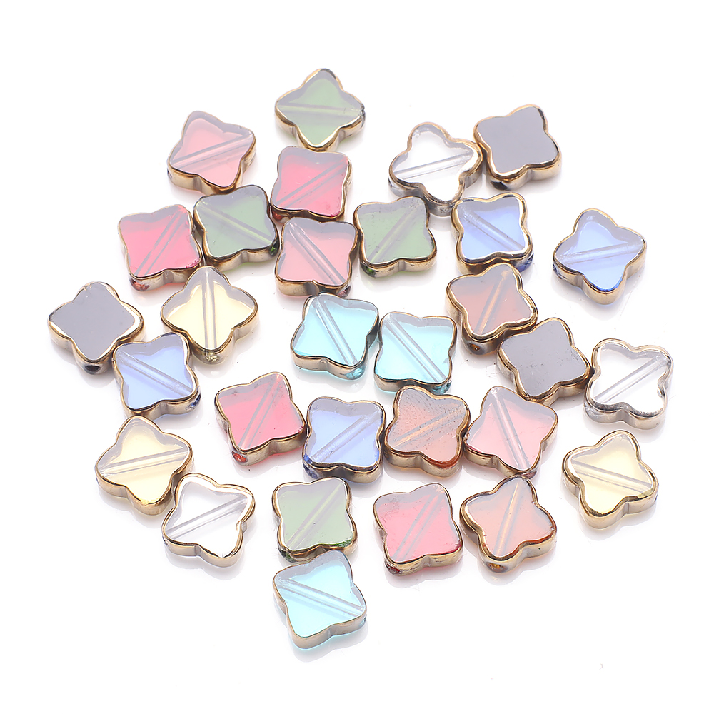 28Pcs 10mm Mixed Faceted Cryst - огляд і ціна Embroidery Glass Beads
