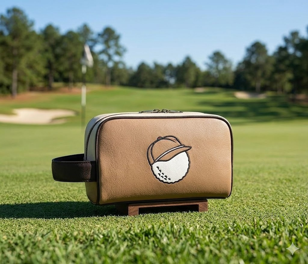 Premium Double Layer Golf Pouc - огляд і ціна Embroidery Premium
