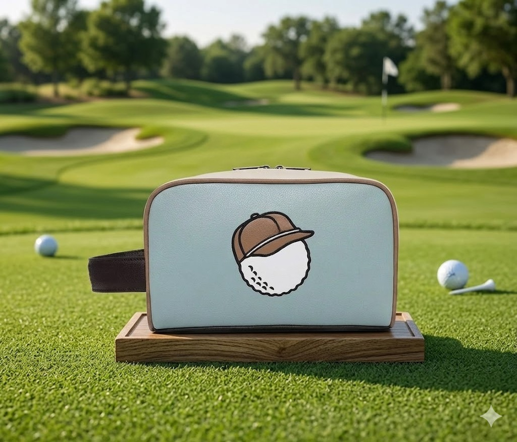 Premium Double Layer Golf Pouc - огляд і ціна Embroidery Premium