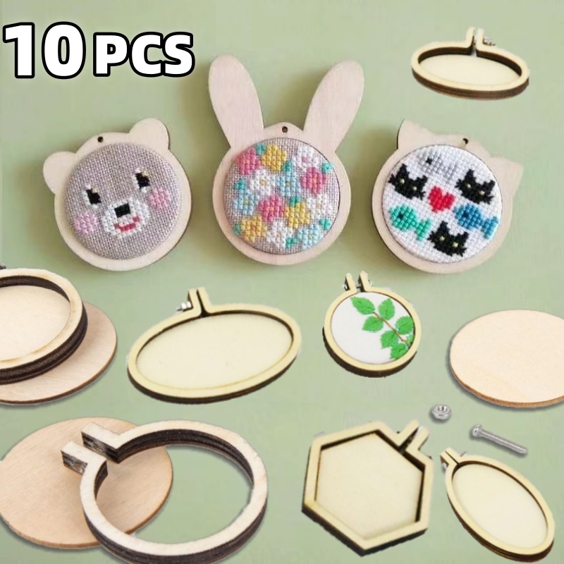 10PCS Mini Embroidery Hoop Woo - огляд і ціна Embroidery Hoop Stand