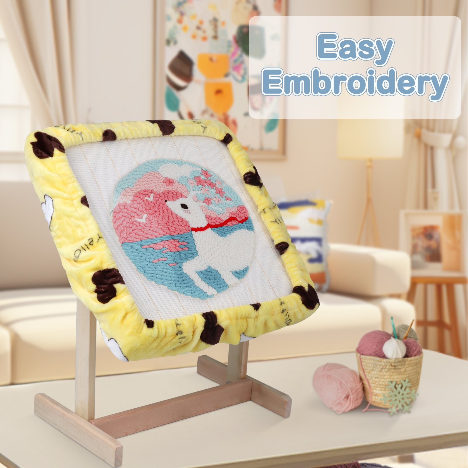 30cm/40cm Square Embroidery Ho - огляд і ціна Embroidery Hoop Stand