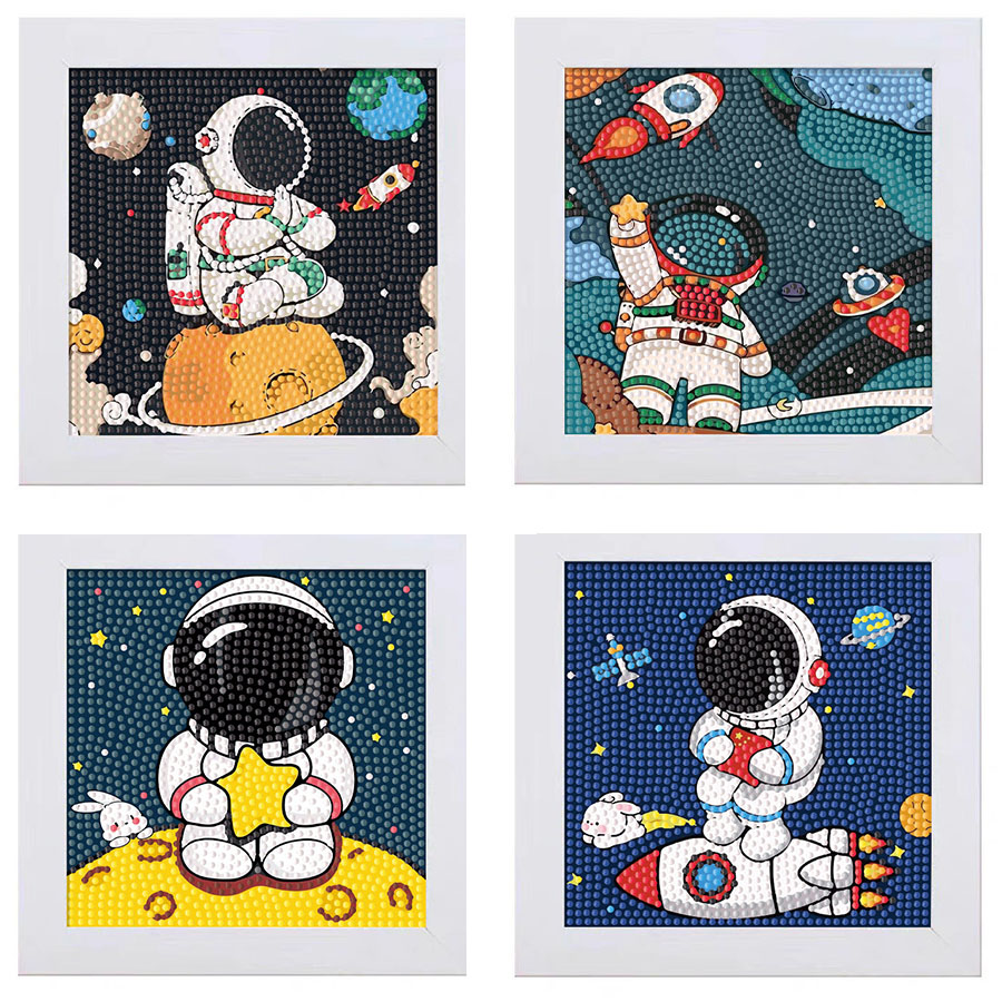 Keeppley astronaut crystal dia - огляд і ціна Embroidery Handicraft