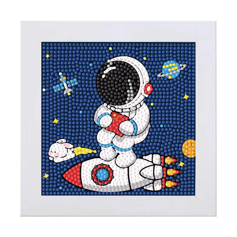 Keeppley astronaut crystal dia - огляд і ціна Embroidery Handicraft