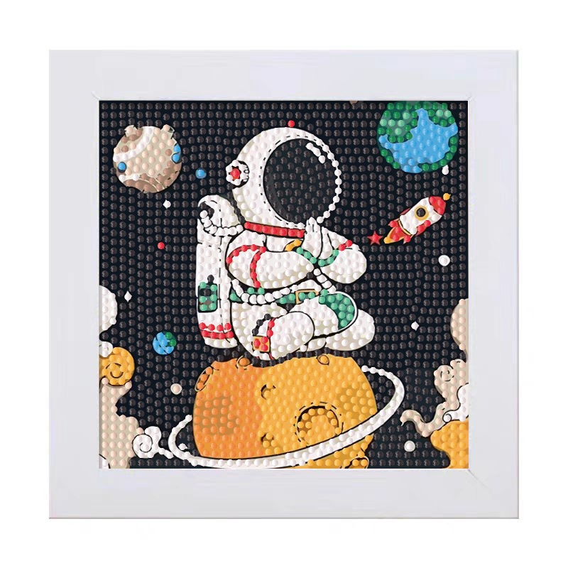 Keeppley astronaut crystal dia - огляд і ціна Embroidery Handicraft
