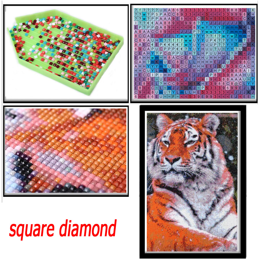 5D round square diamond embroi - огляд і ціна Embroidery In Egypt