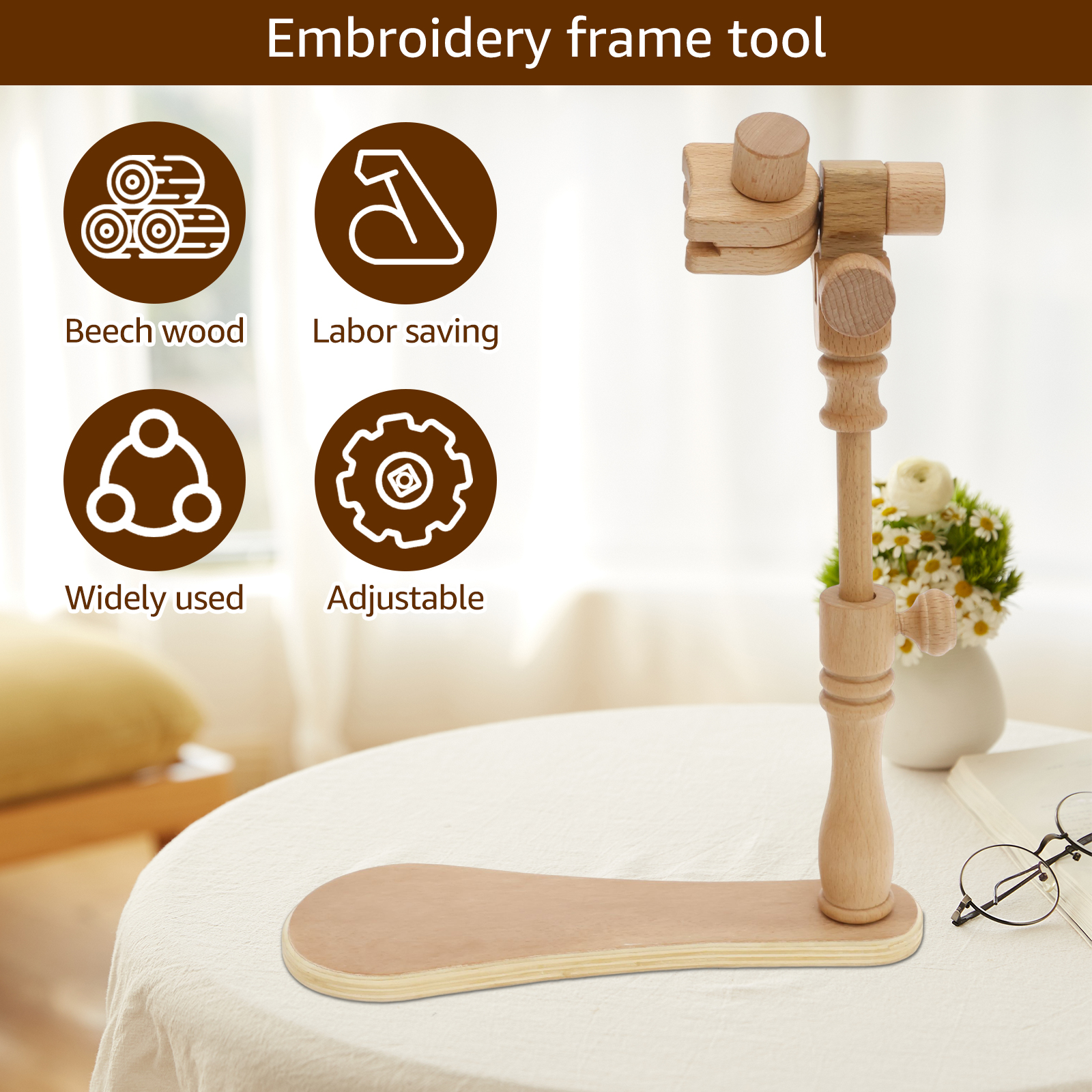 Embroidery Hoops Stand Adjusta - огляд і ціна Embroidery Hoop Stand