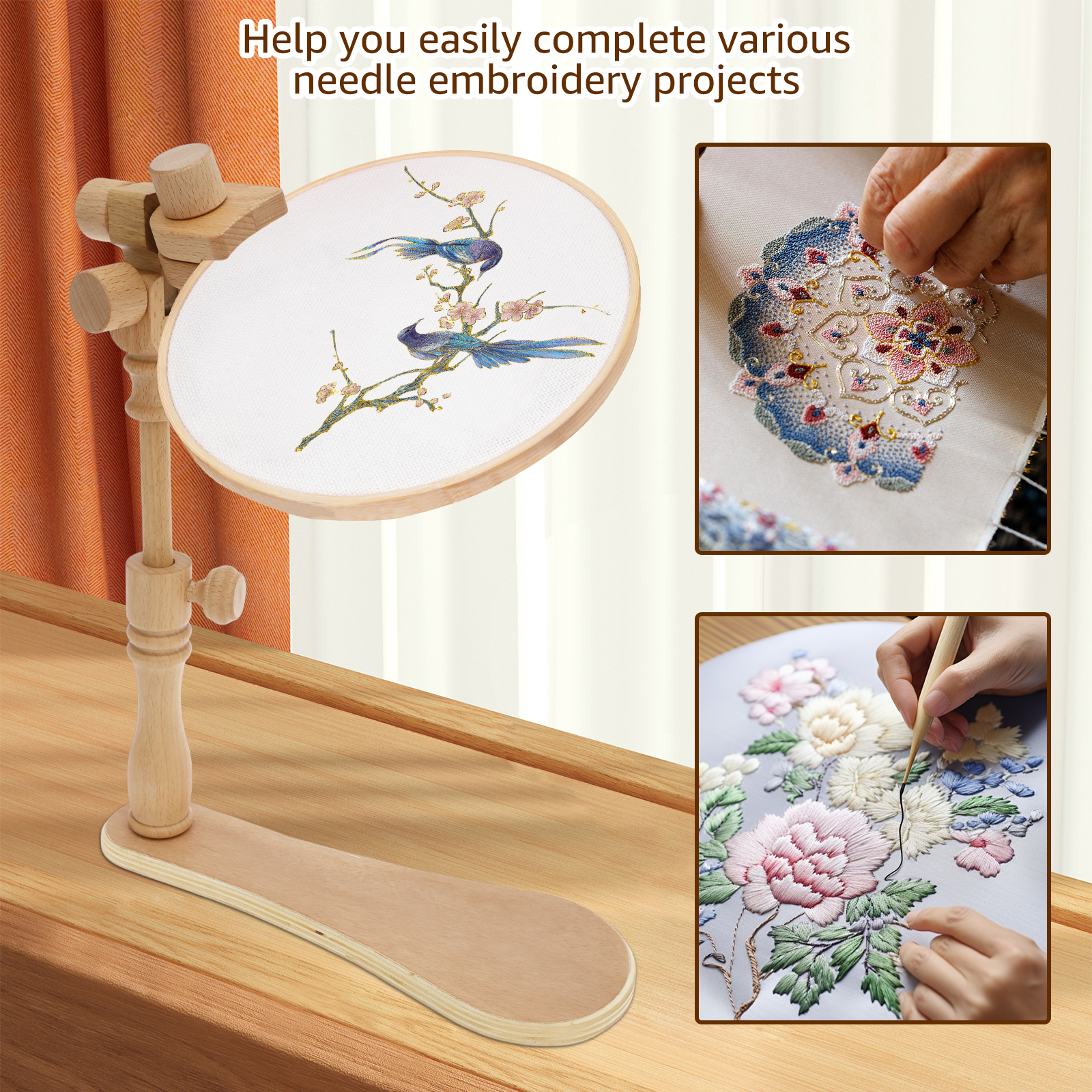 Embroidery Hoops Stand Adjusta - огляд і ціна Embroidery Hoop Stand