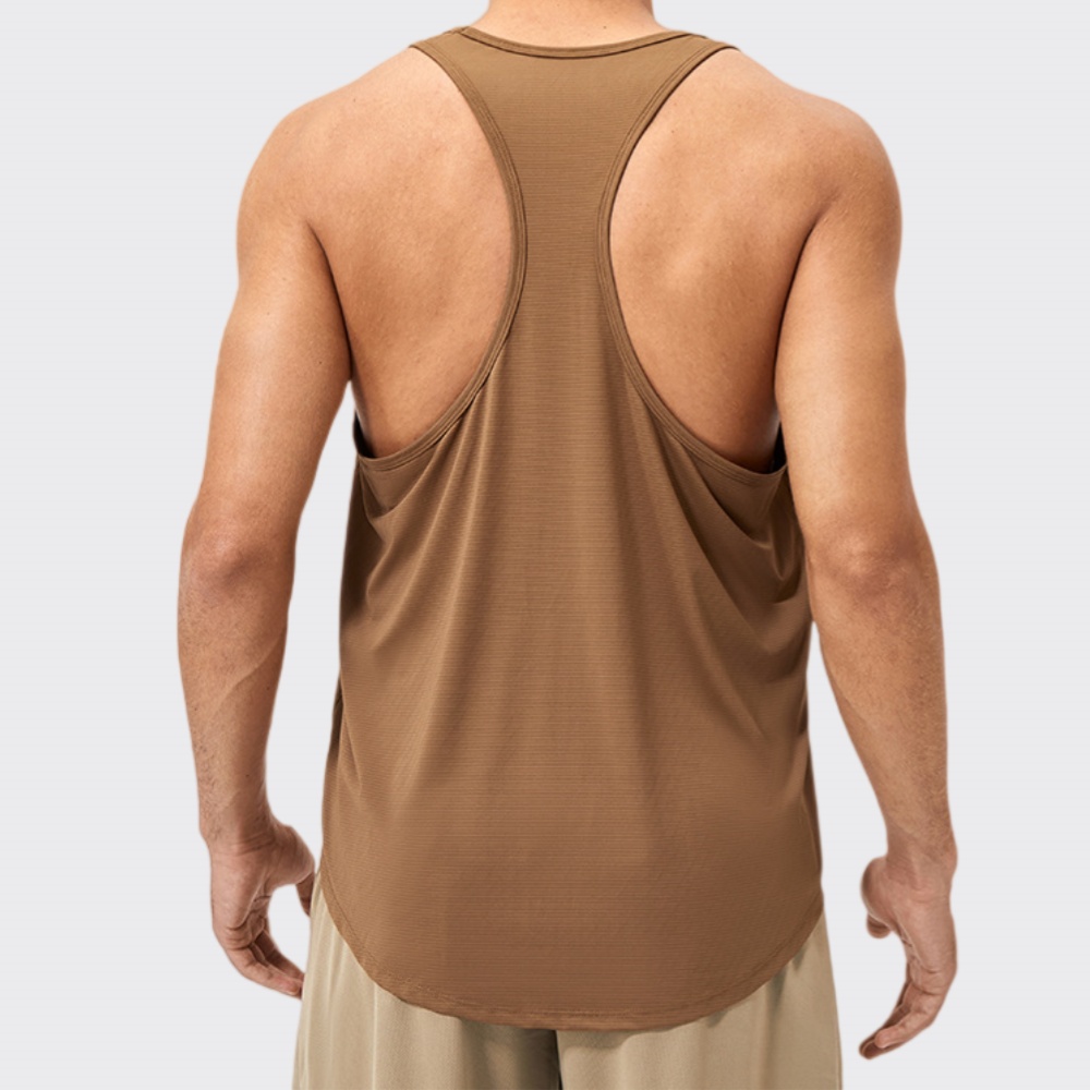 Men's Sleeveless Shirt Fitness - огляд і ціна Embroidery H&M