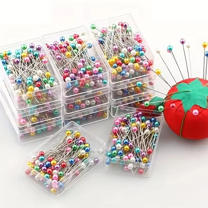 100Pcs Fashion Sewing Needles  - огляд і ціна Embroidery Glass Beads