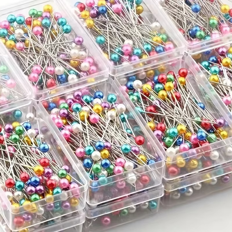 100Pcs Fashion Sewing Needles  - огляд і ціна Embroidery Glass Beads