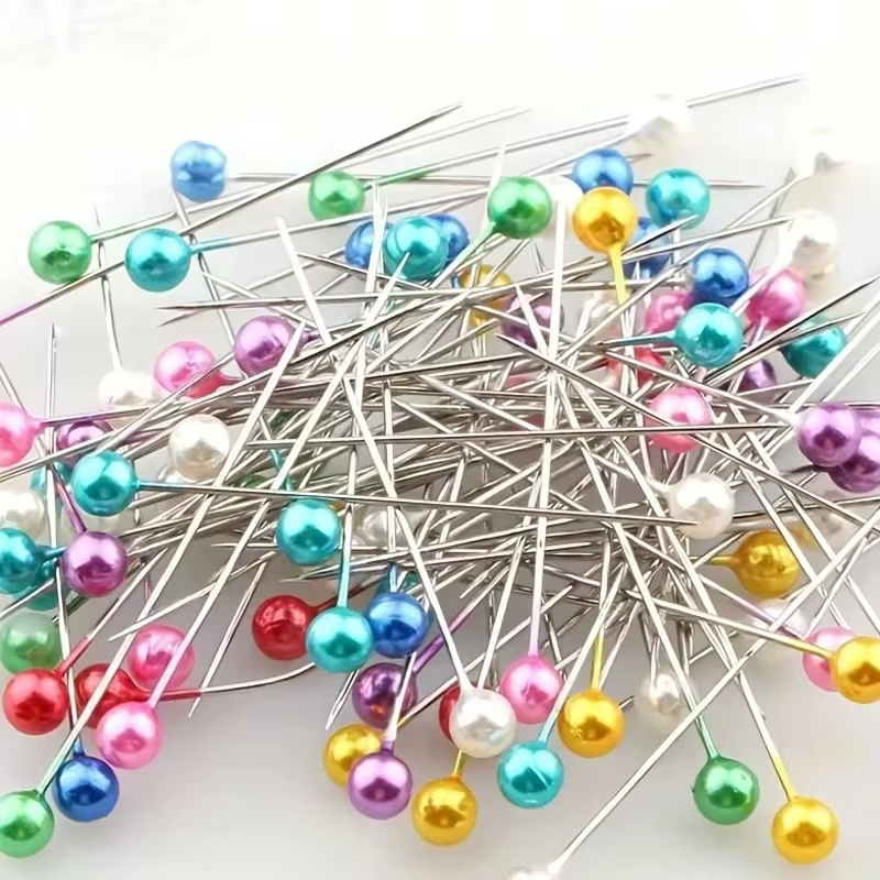 100Pcs Fashion Sewing Needles  - огляд і ціна Embroidery Glass Beads