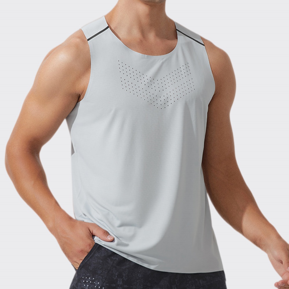 Men Gym Vest Quick Dry Running - огляд і ціна Embroidery H&M