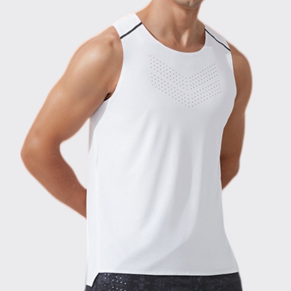 Men Gym Vest Quick Dry Running - огляд і ціна Embroidery H&M