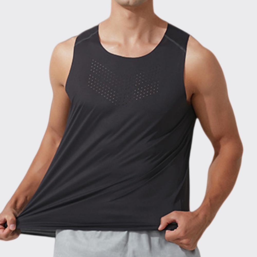 Men Gym Vest Quick Dry Running - огляд і ціна Embroidery H&M