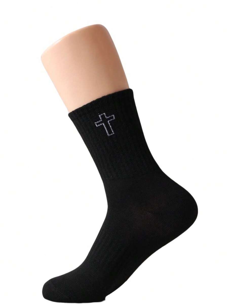 Mens Mid-Calf Socks With Cross - огляд і ціна Embroidery Youtube