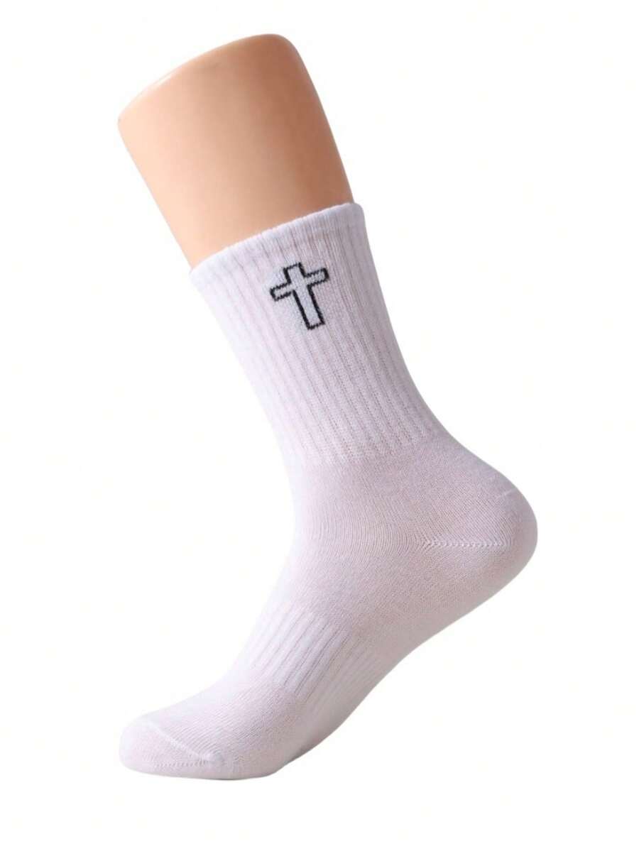 Mens Mid-Calf Socks With Cross - огляд і ціна Embroidery Youtube