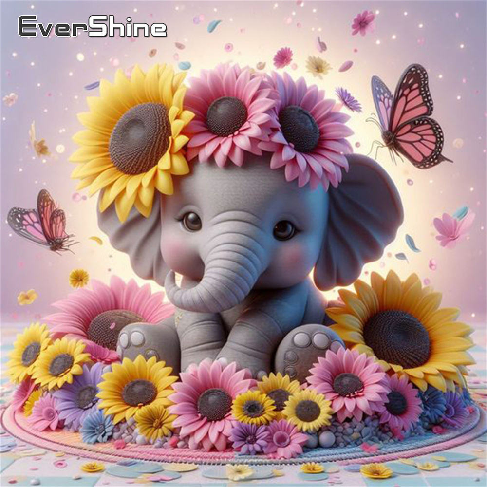 Evershine Elephant Diamond Pai - огляд і ціна Embroidery Uae