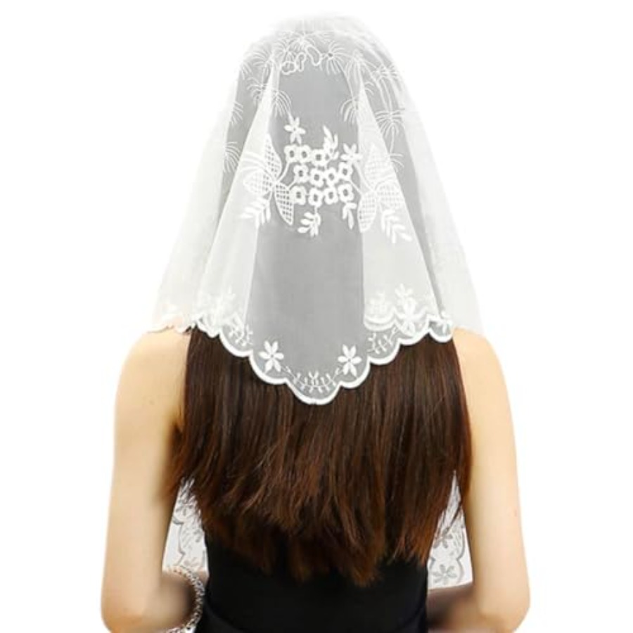 Women's Flower Embroidery Head - огляд і ціна Embroidery Veil