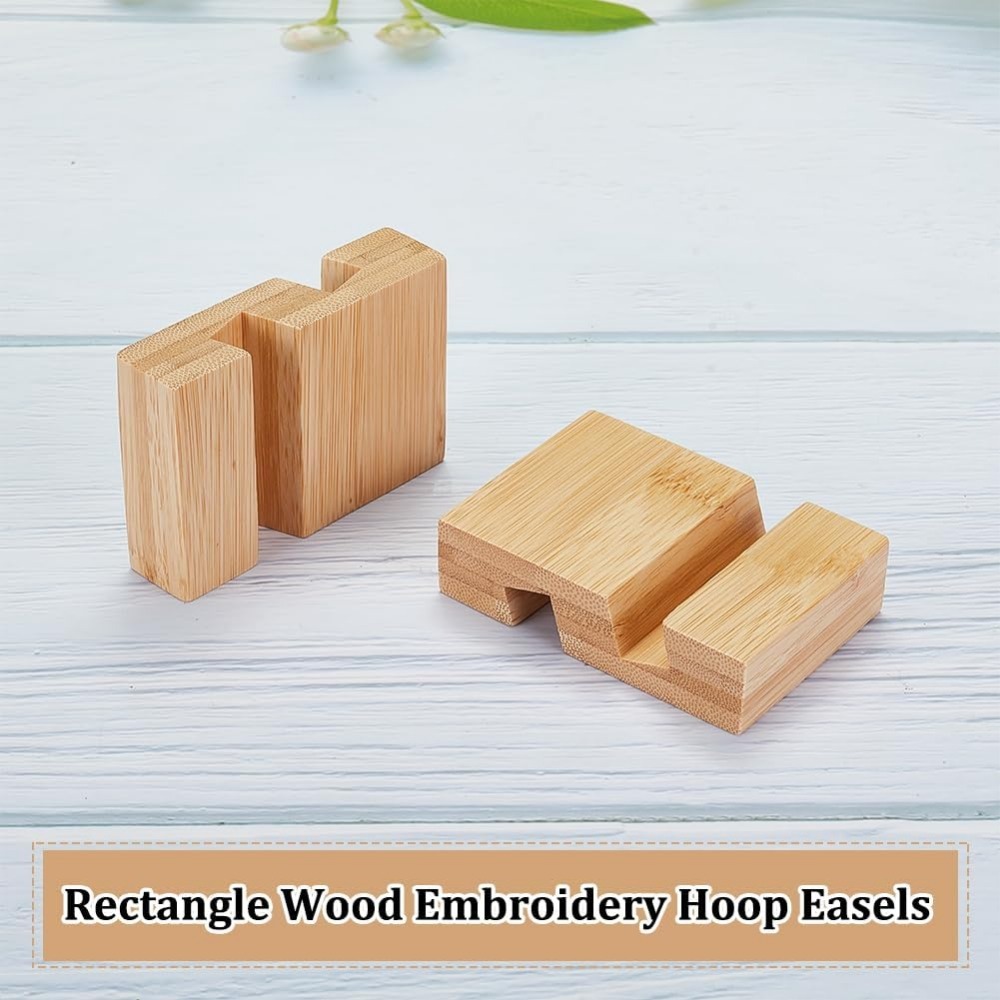 4Pcs Embroidery Hoop Wooden Ba - огляд і ціна Embroidery Hoop Stand