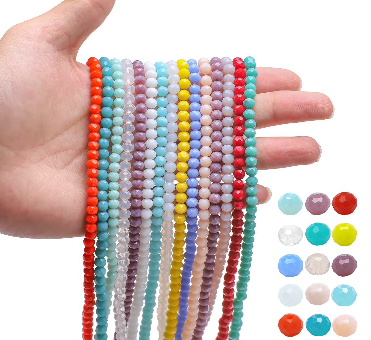 2mm 3mm 4mm Czech Crystal Roun - огляд і ціна Embroidery Glass Beads