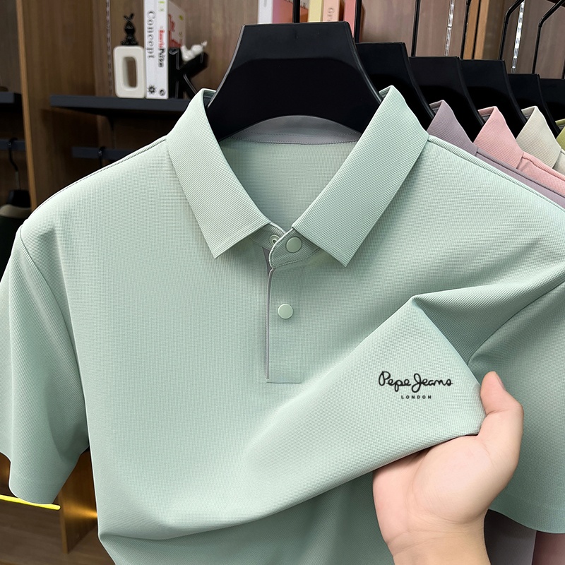 Men's Premium Polo Shirt Casua - огляд і ціна Embroidery Premium