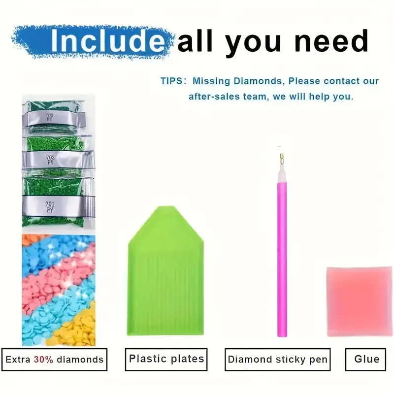 5D Diamond Painting Set, Color - огляд і ціна Embroidery H&M