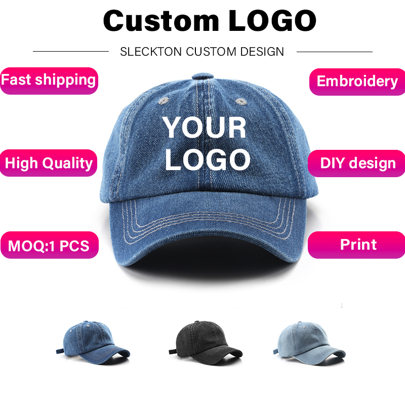 SLECKTON Custom Hat Logo Embro - огляд і ціна Embroidery Design Logo
