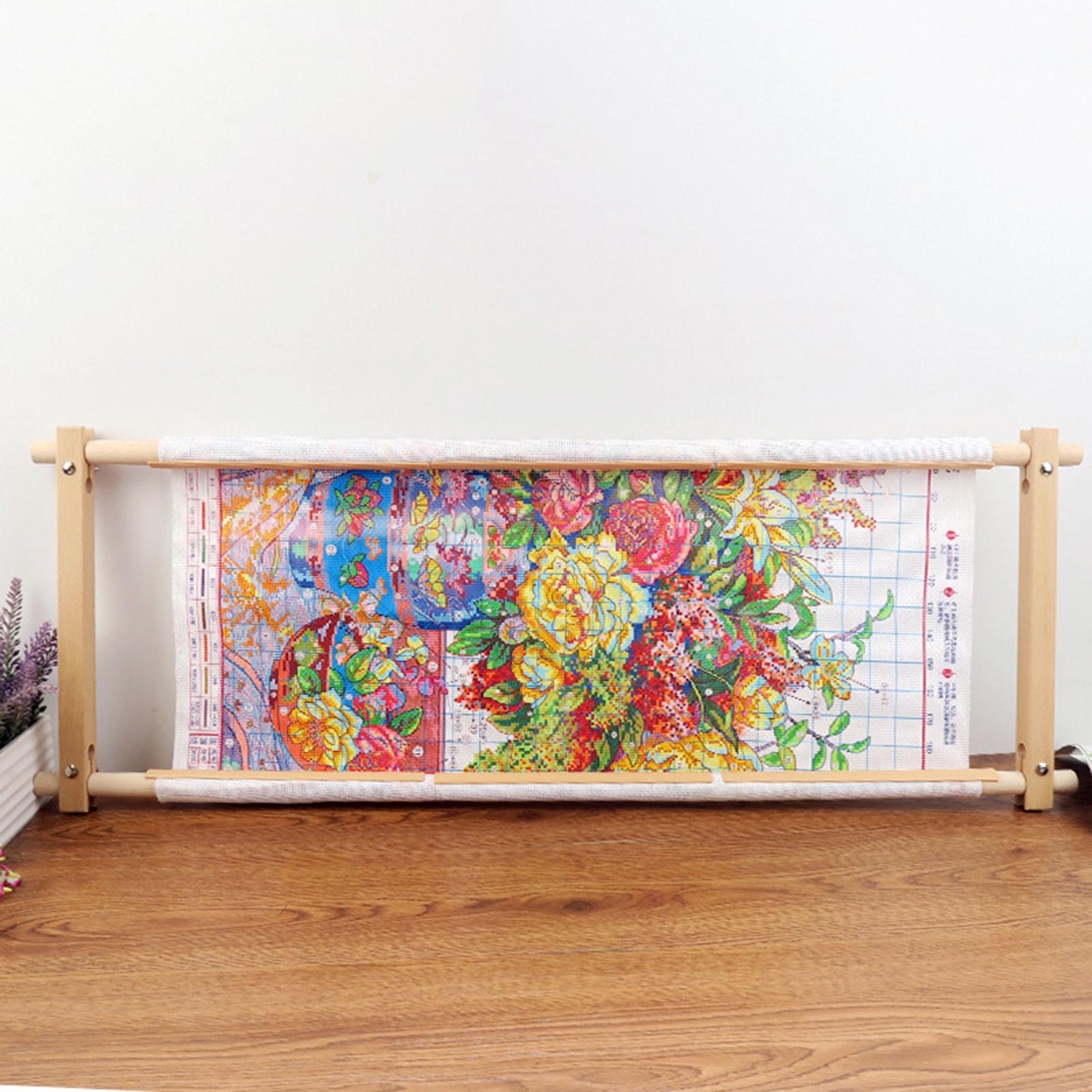 Beech Embroidery Scroll Frame  - огляд і ціна Embroidery Hoop Stand