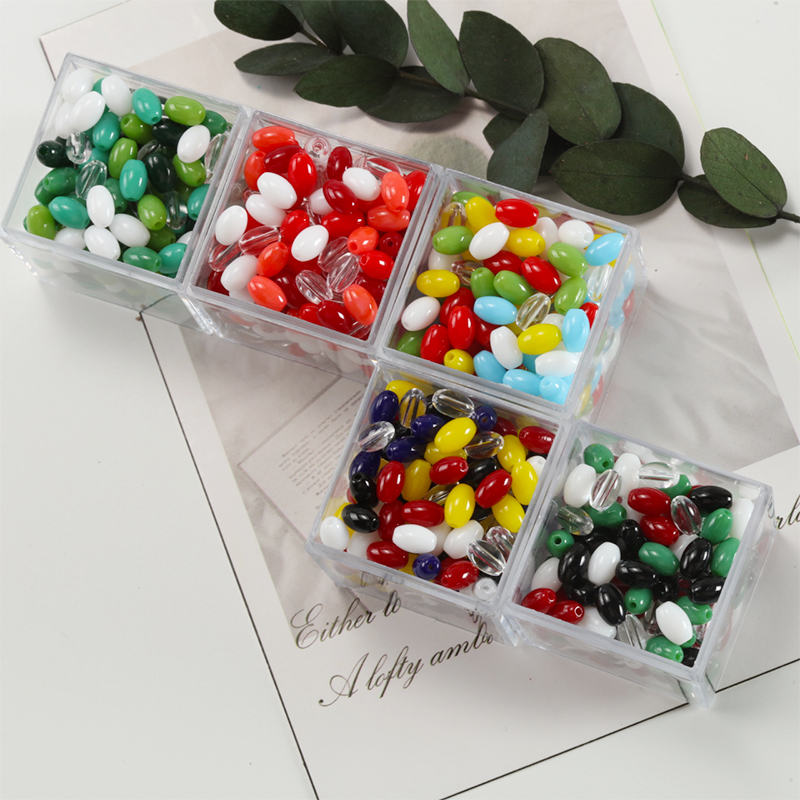 4x6mm Oval Porcelain Smooth Ri - огляд і ціна Embroidery Glass Beads