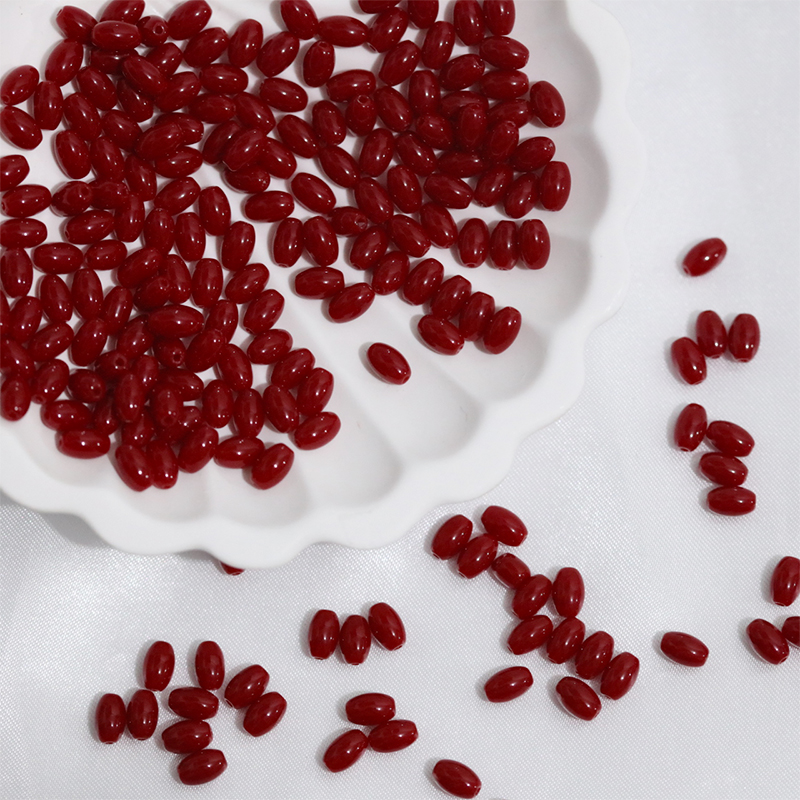 4x6mm Oval Porcelain Smooth Ri - огляд і ціна Embroidery Glass Beads