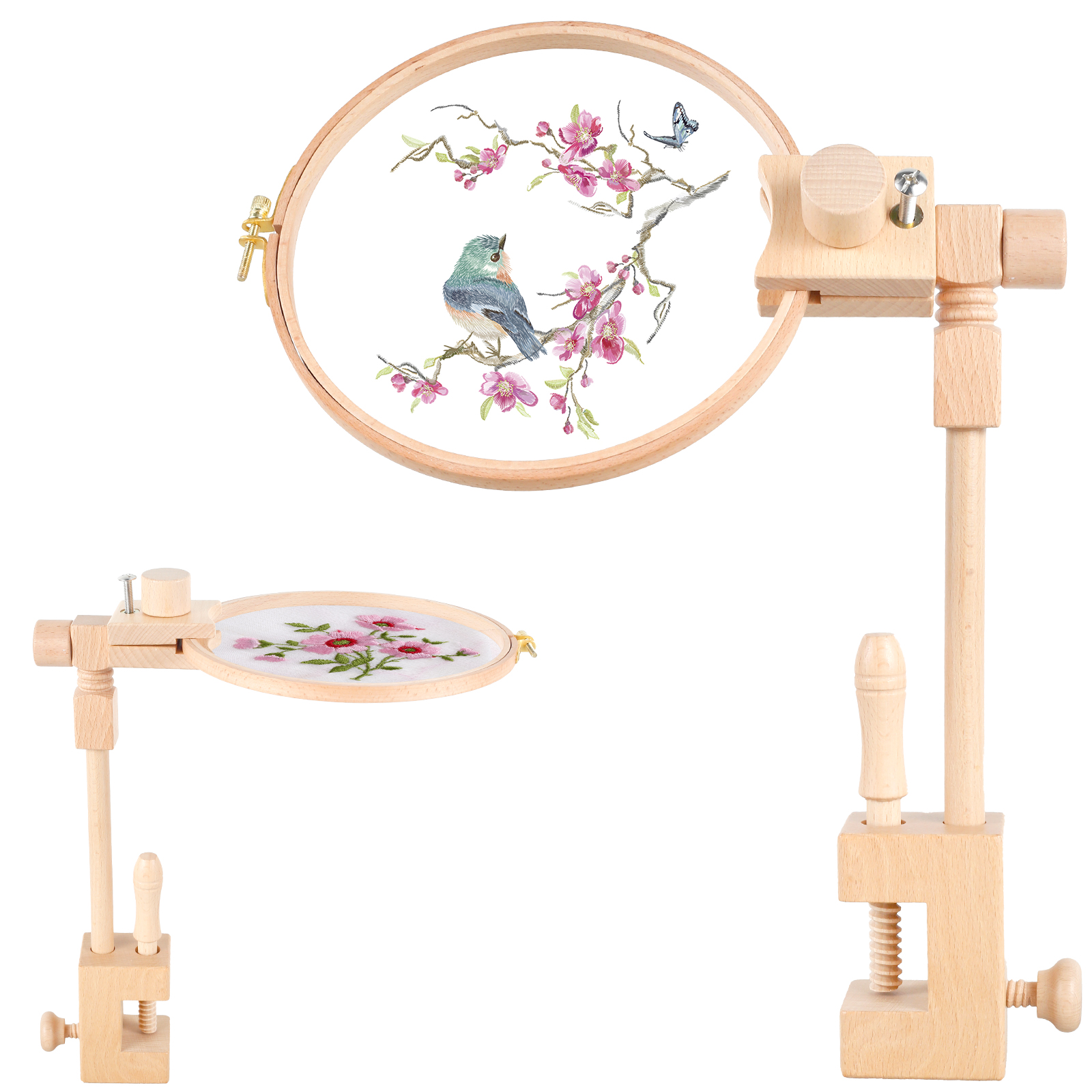 360 Rotation Adjustable Embroi - огляд і ціна Embroidery Hoop Stand