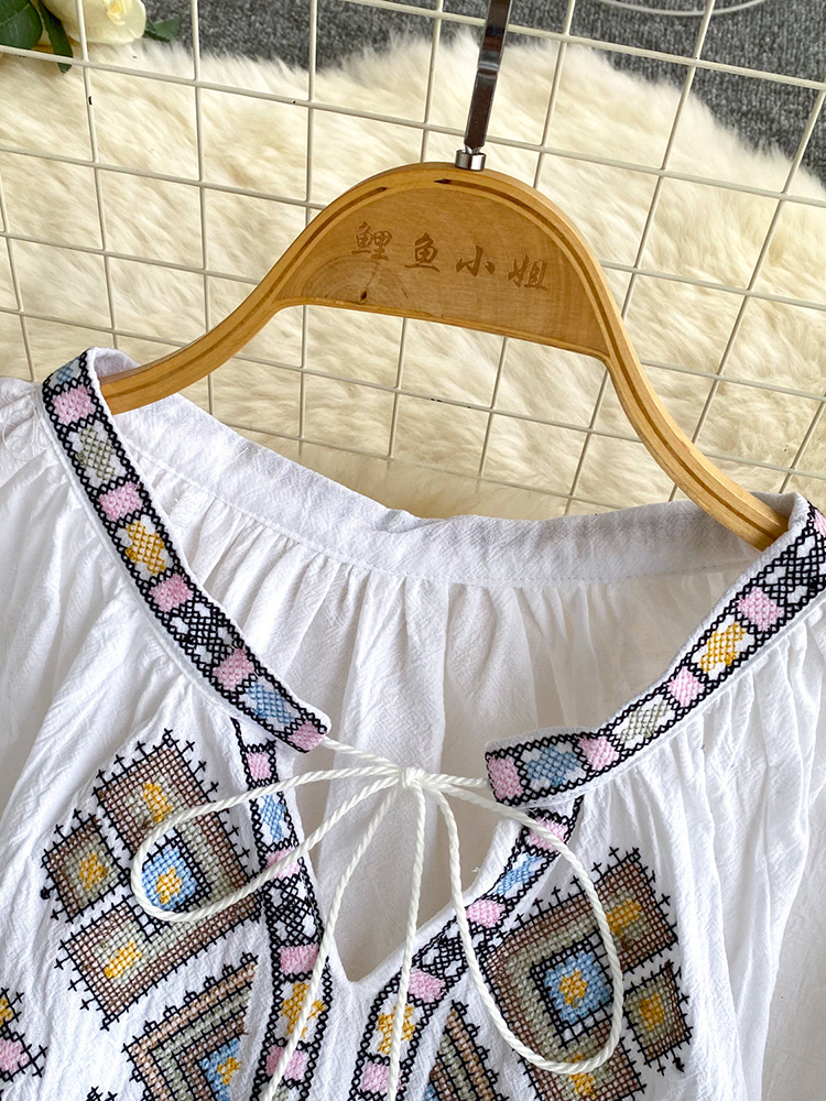 Women Bohemian Blouse Embroide - огляд і ціна Embroidery Class